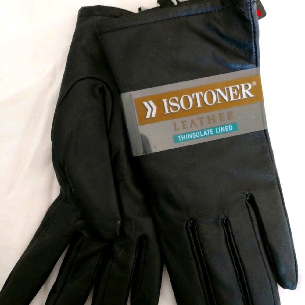 Isotoner leather gloves